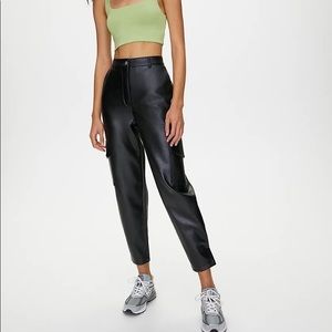 Wilfred Modern Cargo Pants (Black Size 4) - leather